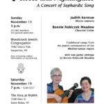 Roses and Nightingales: A Concert of Sephardic Song